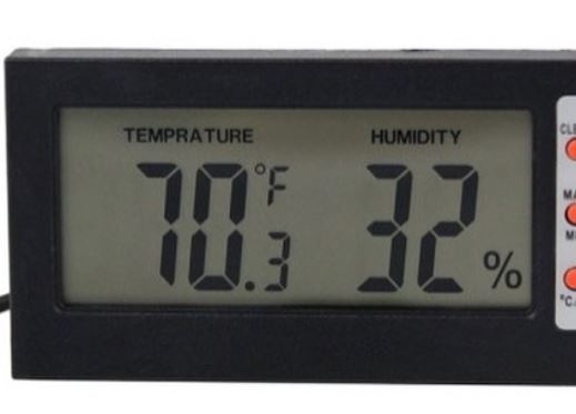 how to read zoo med high range reptile thermometer